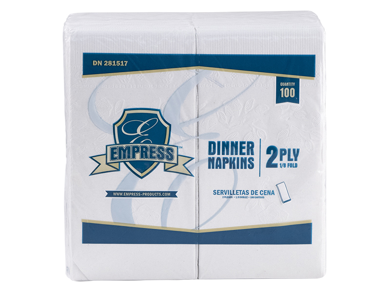 [500 Pack] White Beverage Napkins 1-Ply Bulk Cocktail Napkins, Restaurant Bar Paper Napkins