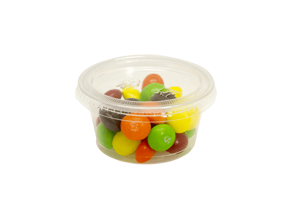 Wholesale Plastic Portion Cups with Lids Available in Clear and Black Portion Cups and Lids Bulk